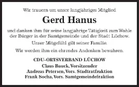 eine Anzeige