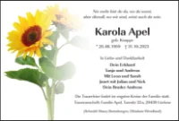 eine Anzeige