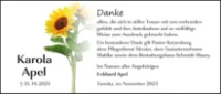eine Anzeige