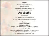 eine Anzeige